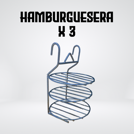 Hamburguesera x 3